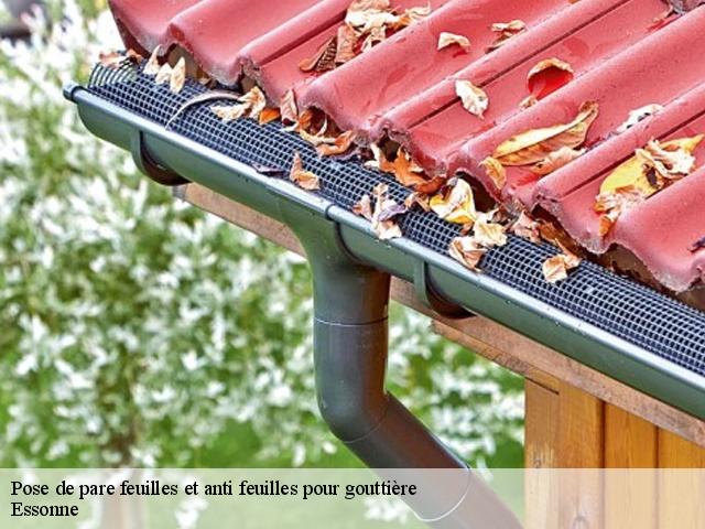 Pose de pare feuilles et anti feuilles pour gouttière