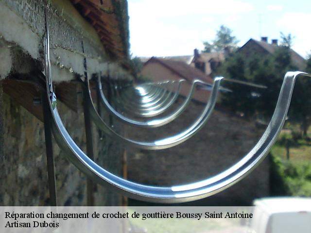 Réparation changement de crochet de gouttière 91800