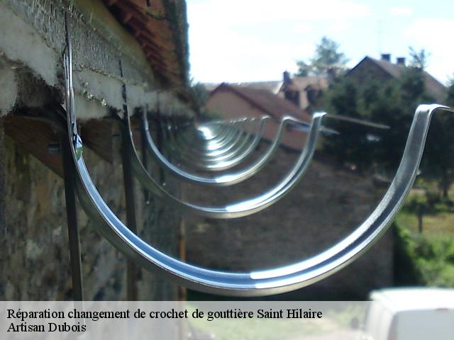 Réparation changement de crochet de gouttière 91780