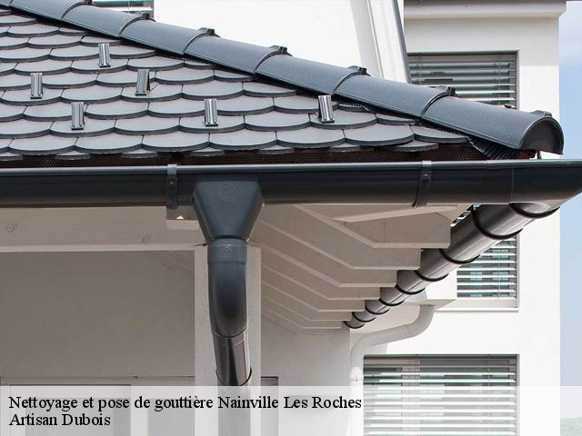 Nettoyage et pose de gouttière  nainville-les-roches-91750 Artisan Dubois