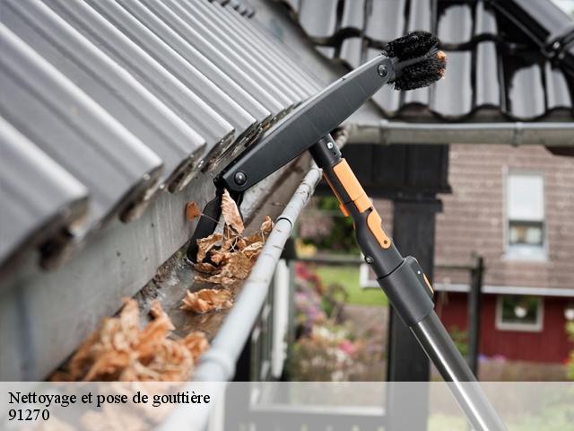 Nettoyage et pose de gouttière 91270
