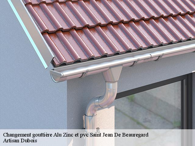 Changement gouttière Alu Zinc et pvc