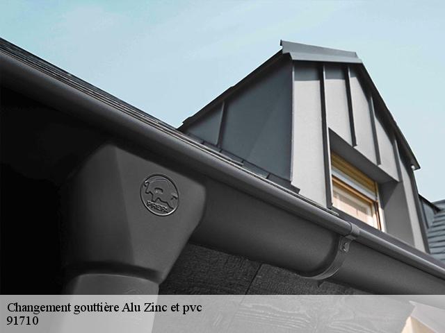 Changement gouttière Alu Zinc et pvc 91710