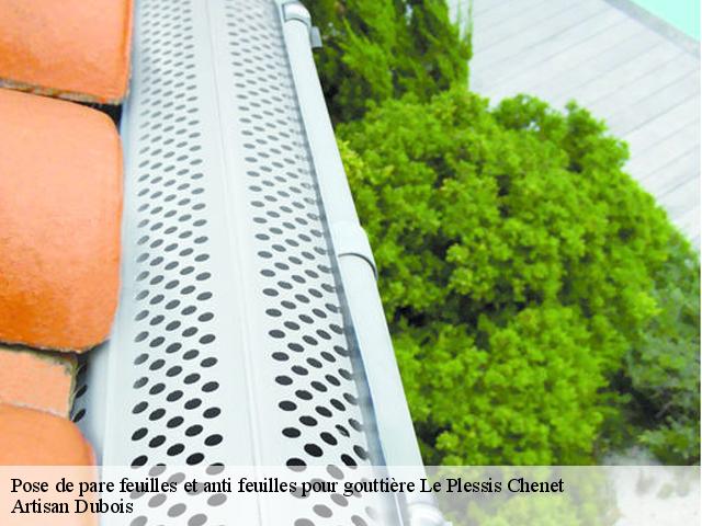 Pose de pare feuilles et anti feuilles pour gouttière 91830